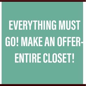 CLOSET CLEAN OUT